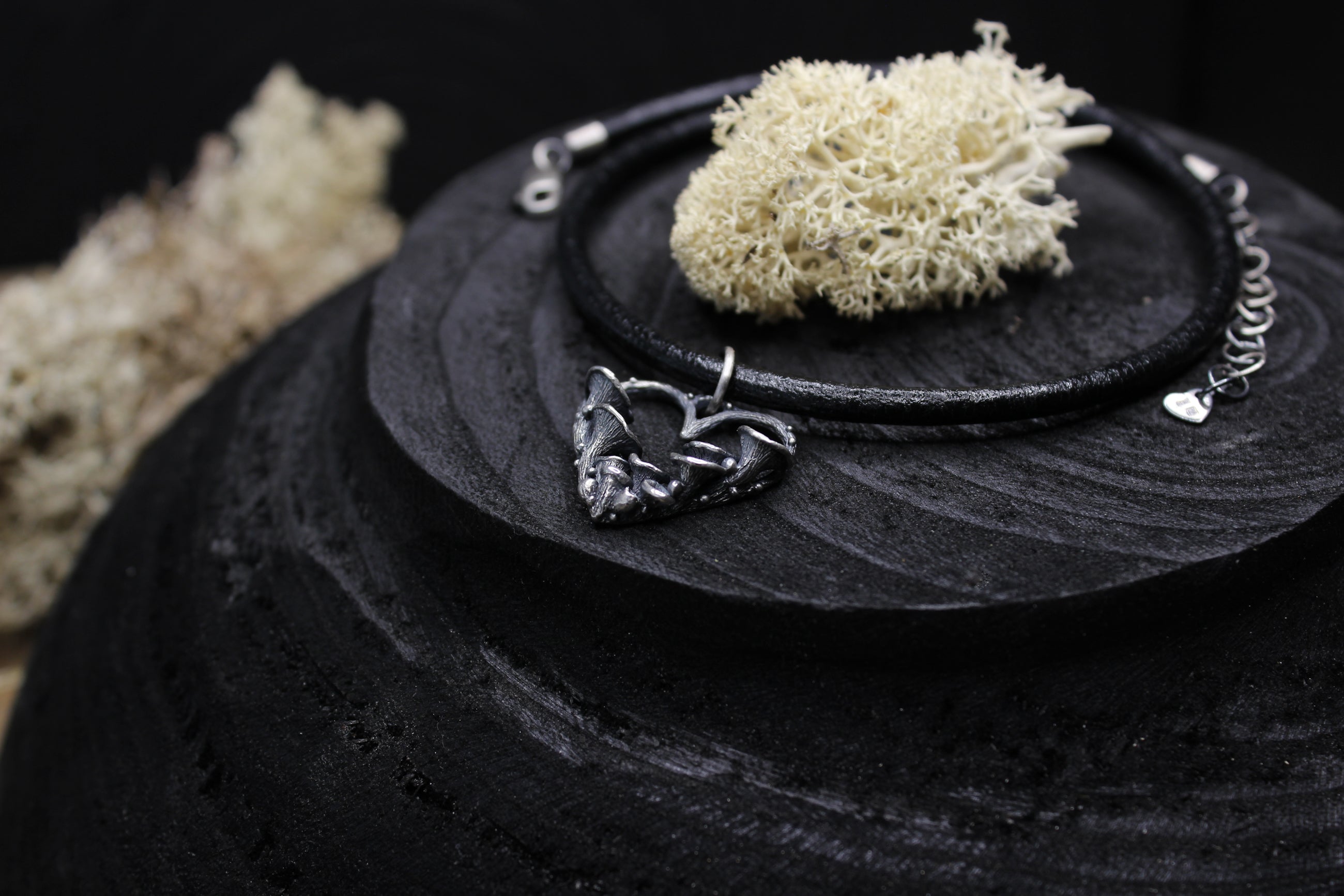 Heart of the Forest silver pendant - Natt Jewellery